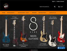 Tablet Screenshot of guitarpusher.com